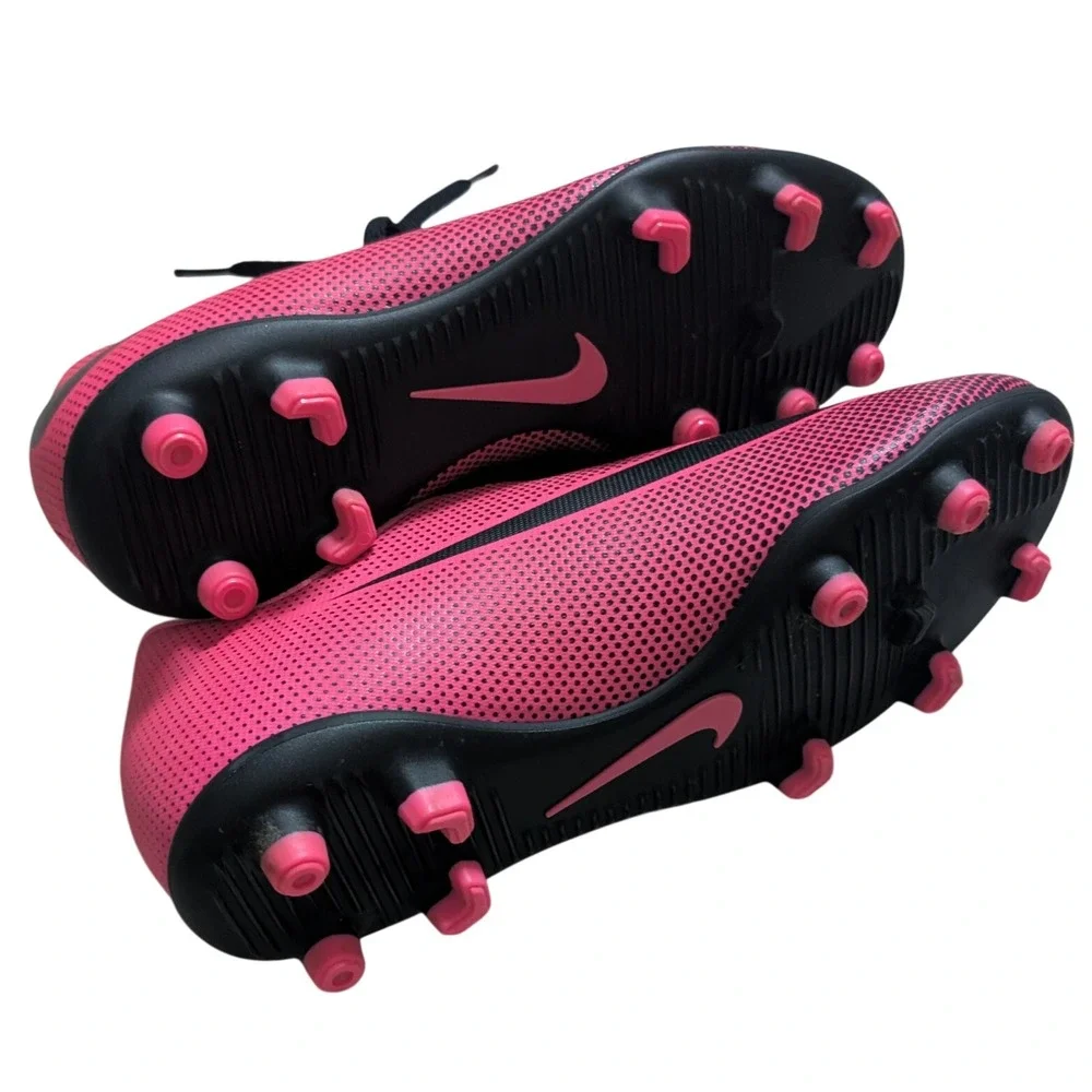 Nike Jr Hypervenom Phade III FG Soccer Cleats Pink Black 844437-600 4Y EU 36